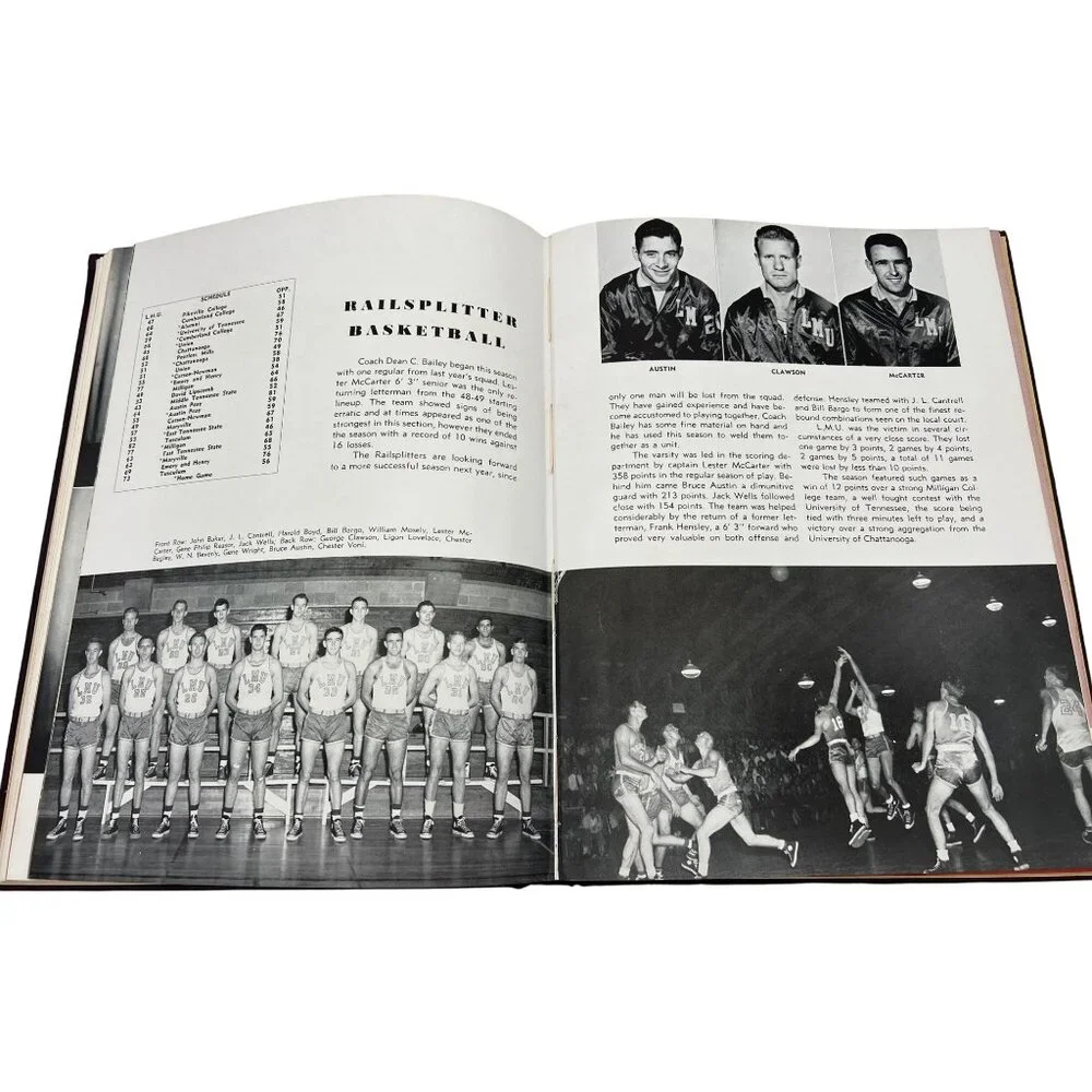 1950 Lincoln Memorial University Yearbook The Railsplitter Vintage Collectible - Picture 7 of 9